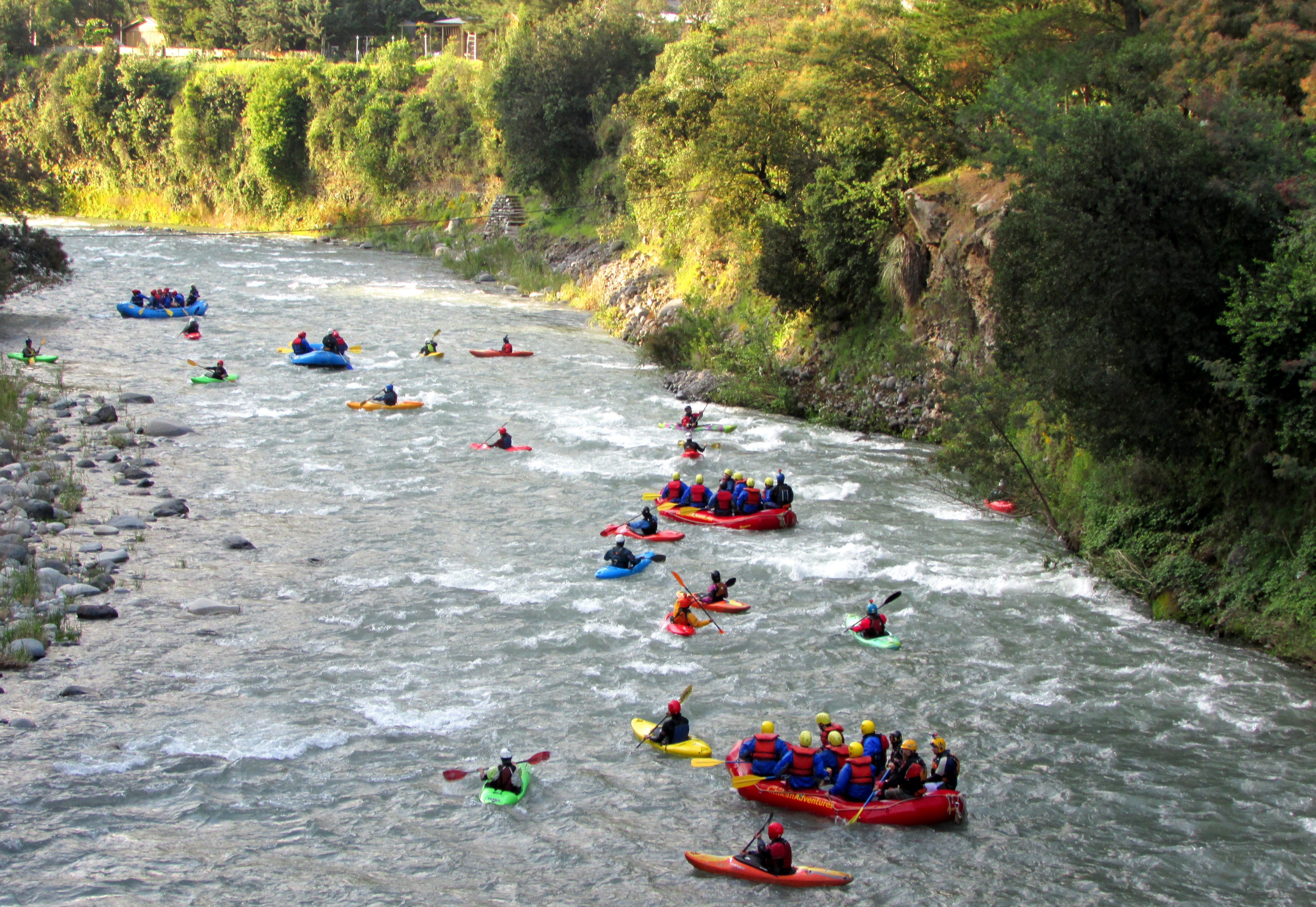 RAFTING RÍO TENO, Los Queñes