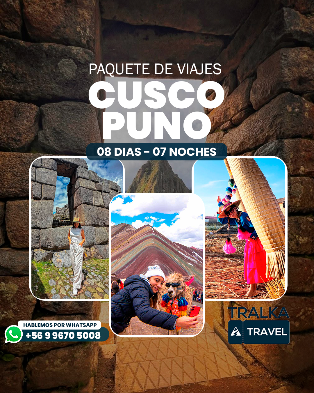 EXPERIENCIA CUSCO-PUNO 8 DÍAS / 7 NOCHES