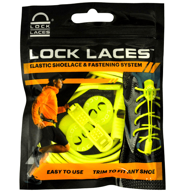 Lock Laces Neon Yellow