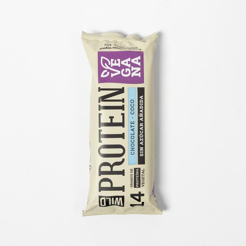 Wild Protein caja 5 unidades sabor Chocolate Coco Vegana