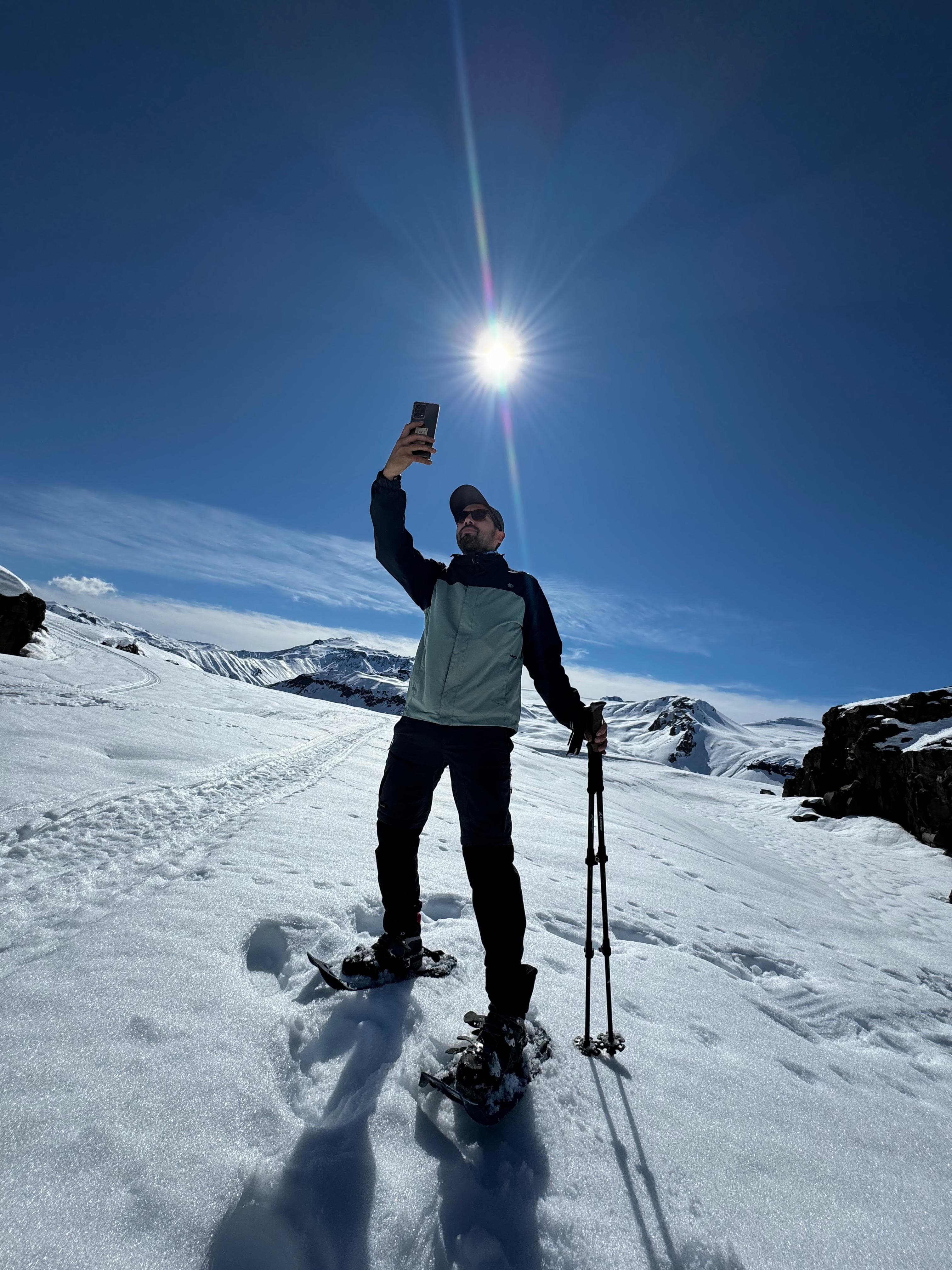 TREKKING RAQUETAS DE NIEVE, Paso Pehuenche