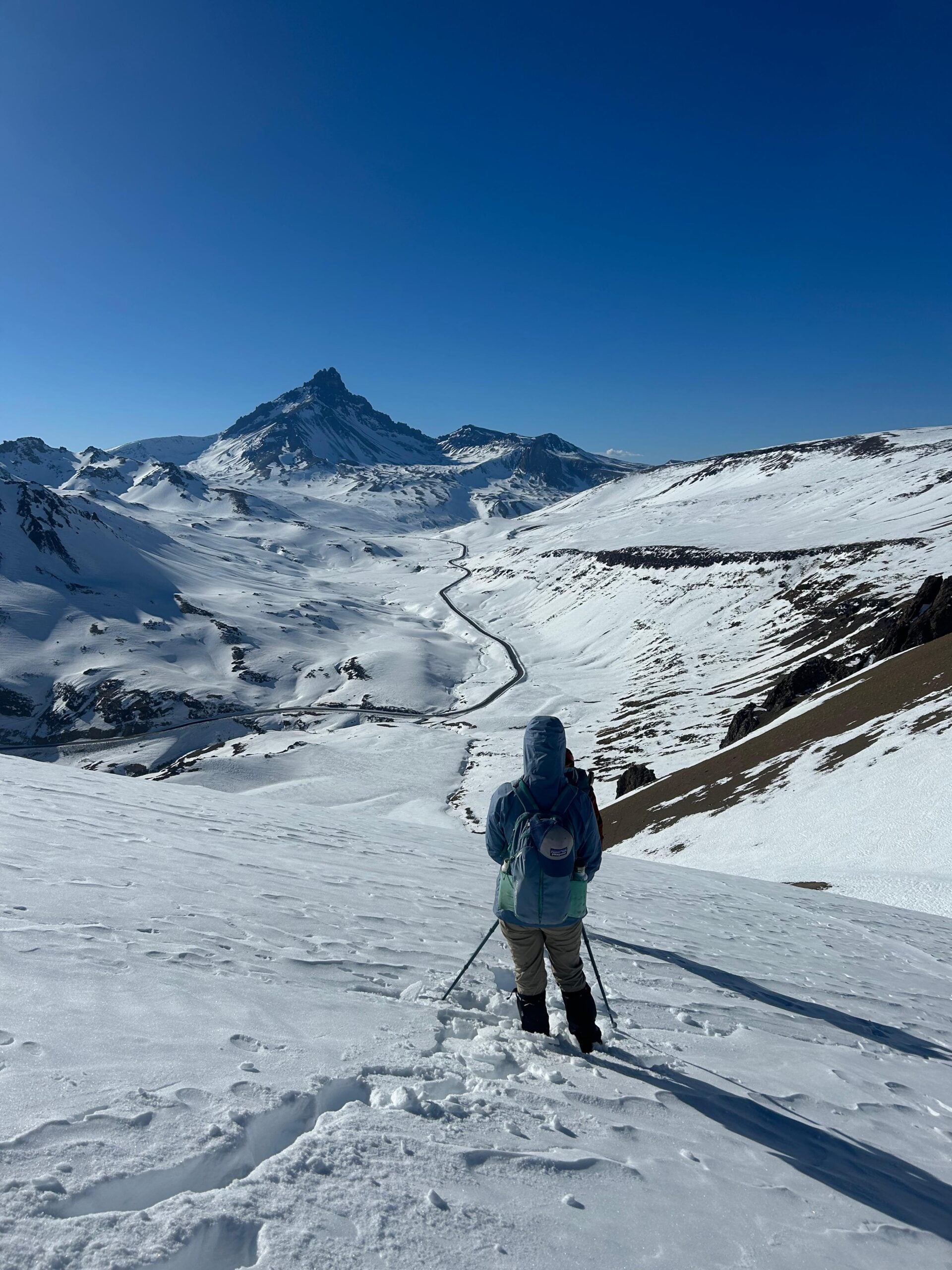 ASCENSO VOLCÁN CARI LAUNA, Paso Pehuenche