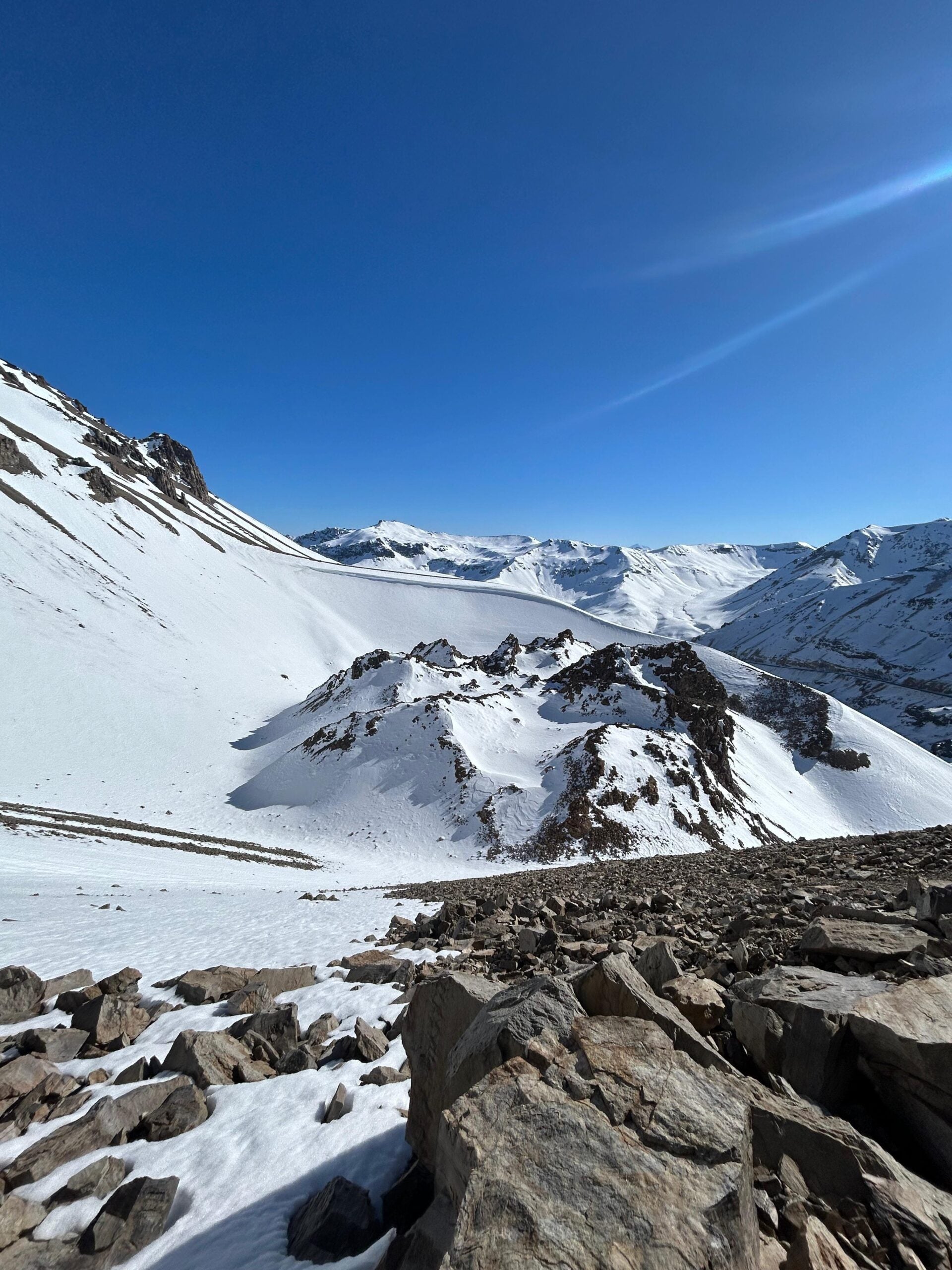 ASCENSO VOLCÁN CARI LAUNA, Paso Pehuenche