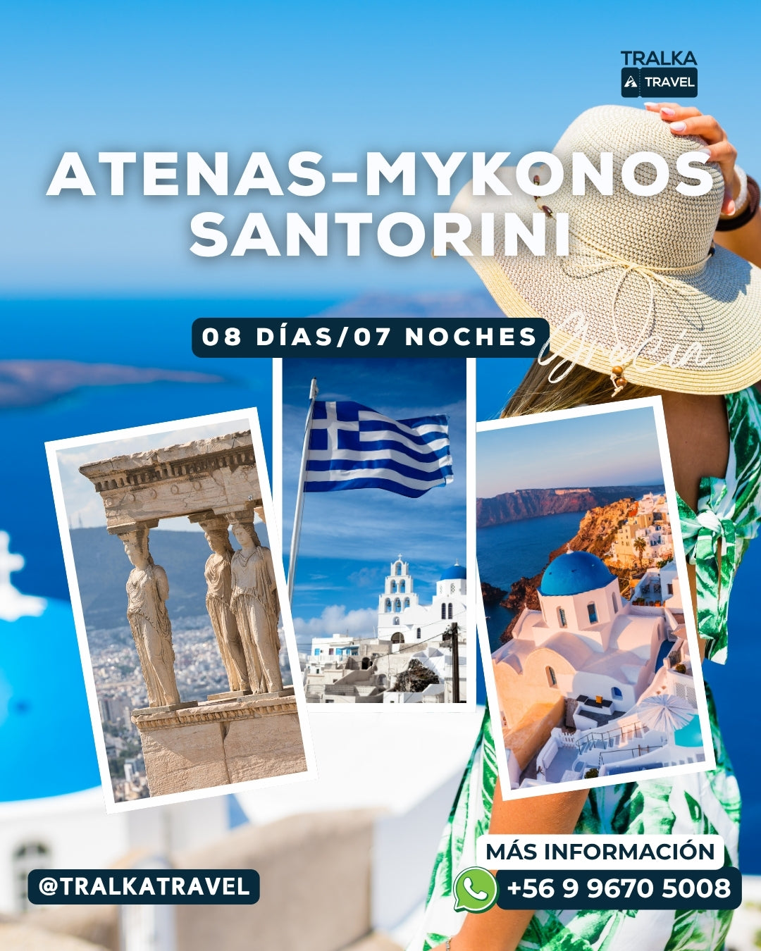 ATENAS-MYKONOS-SANTORINI 08 DÍAS / 07 NOCHES