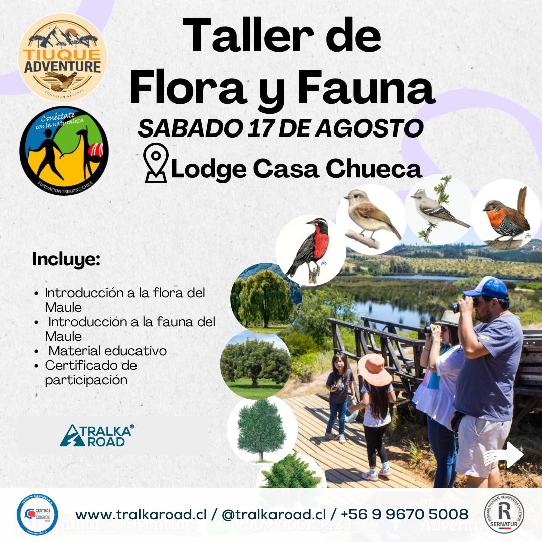 TALLER DE FLORA Y FAUNA, Lodge Casa Chueca