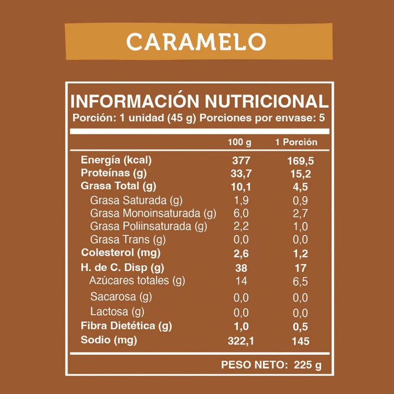 Wild Protein caja 5 unidades sabor Caramelo