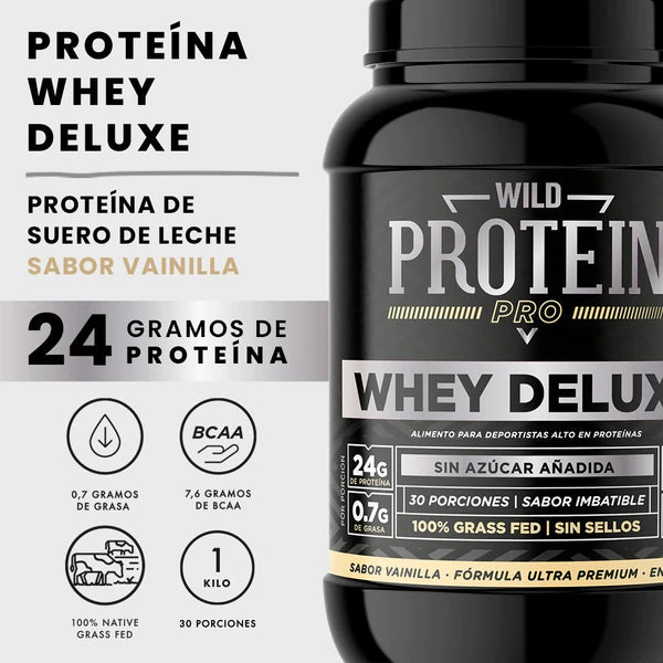 Whey Protein Deluxe 100% Vainilla (1KG)