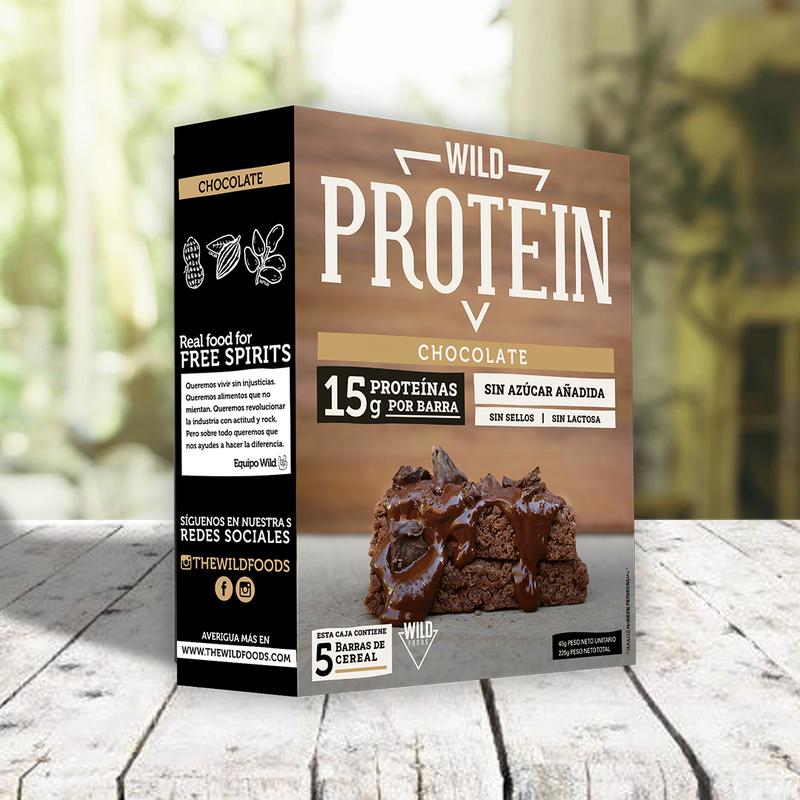 Wild Protein caja 5 unidades sabor Chocolate