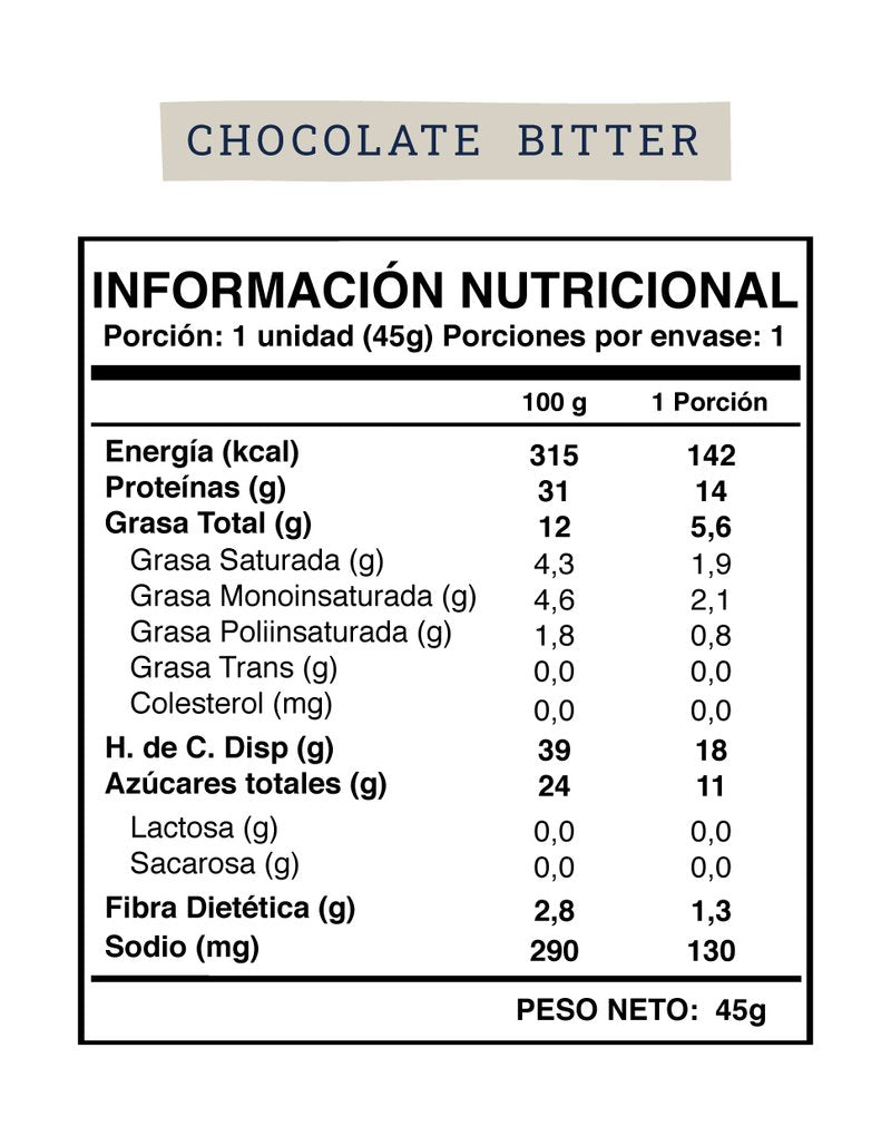 Wild Protein caja 5 unidades sabor Chocolate Bitter Vegana